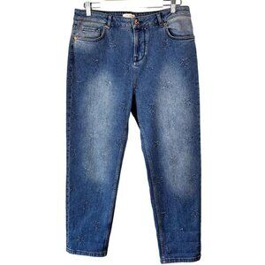 Ted Baker Randee Star Abrasion Boyfriend Jeans 30